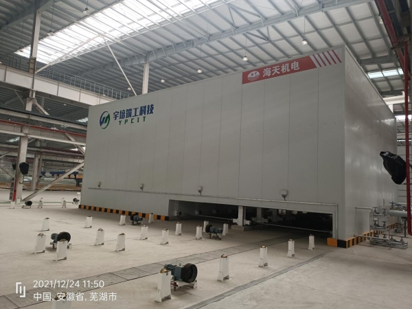 安徽客户PC叠合板生产线现场